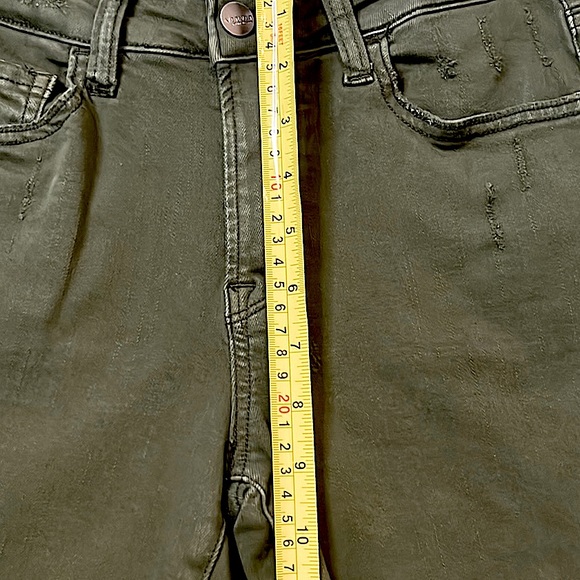 Vervet Army Green Distressed Jeans - Picture 11 of 13